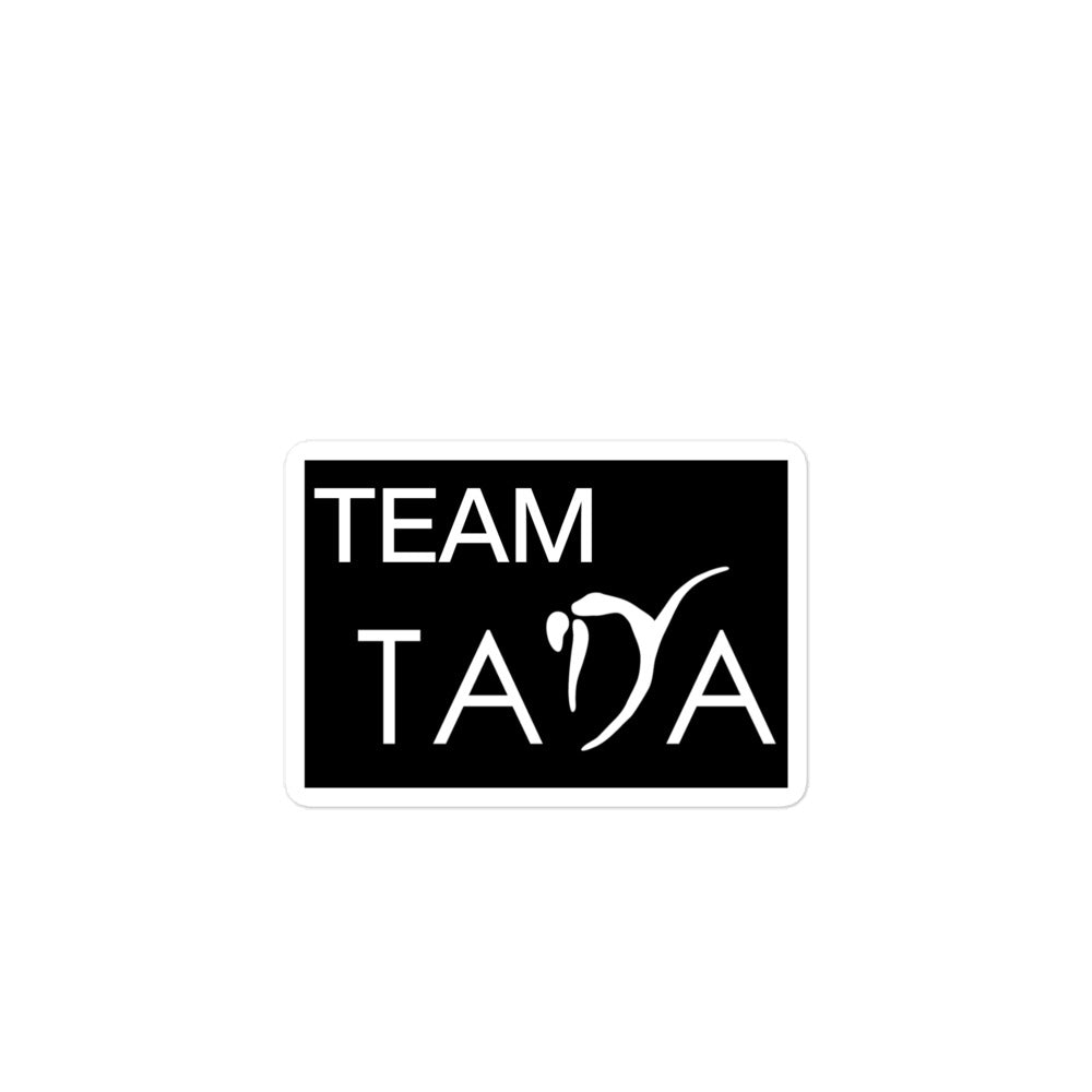 Team TADA - Bubble-Free Decal (Black)