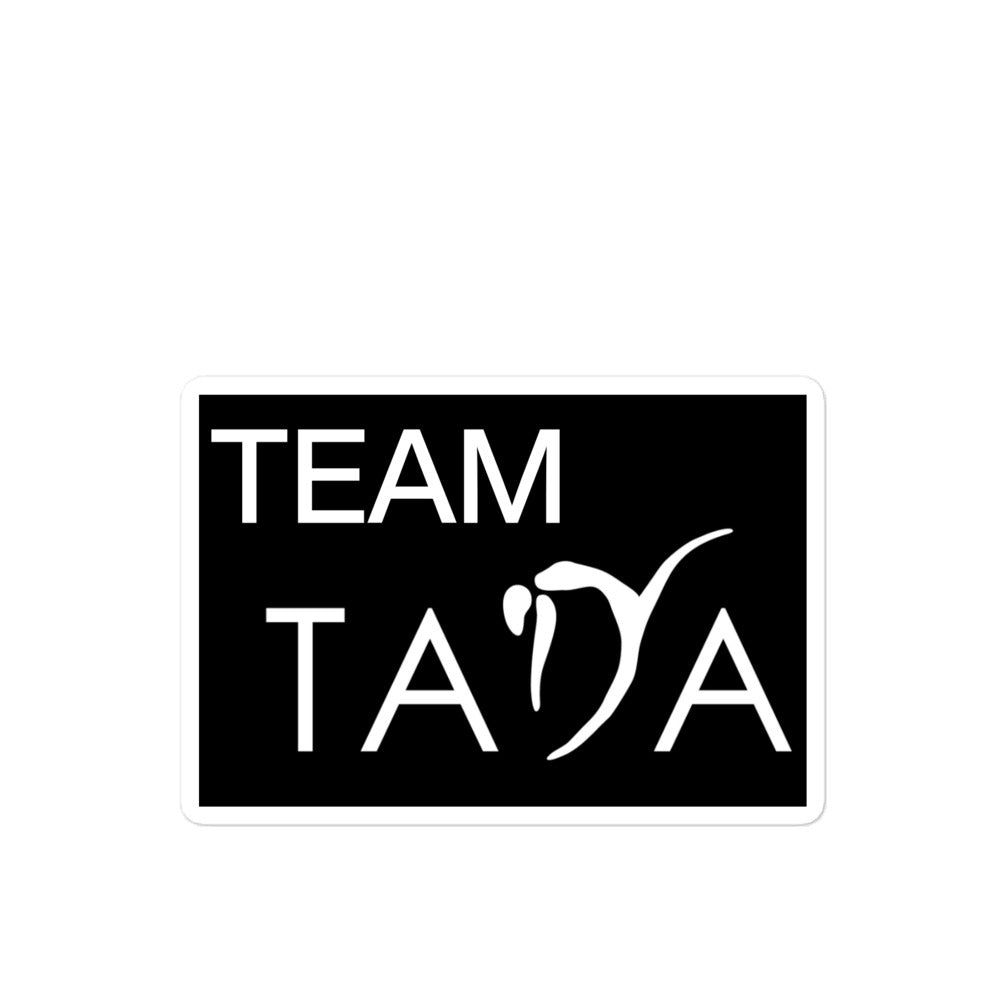 Team TADA - Bubble-Free Decal (Black)