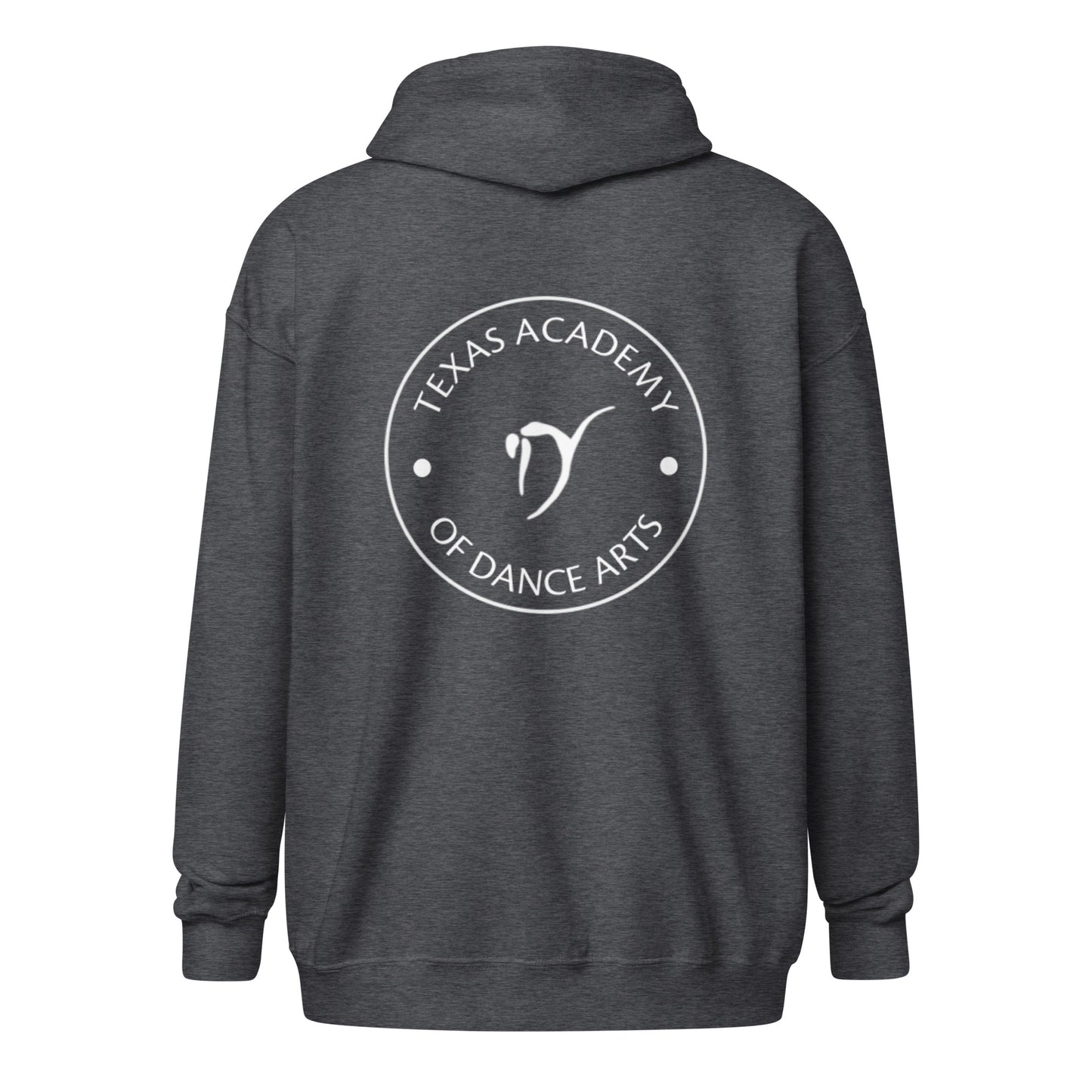 Unisex Heavy Blend Zip Hoodie Logo Circle