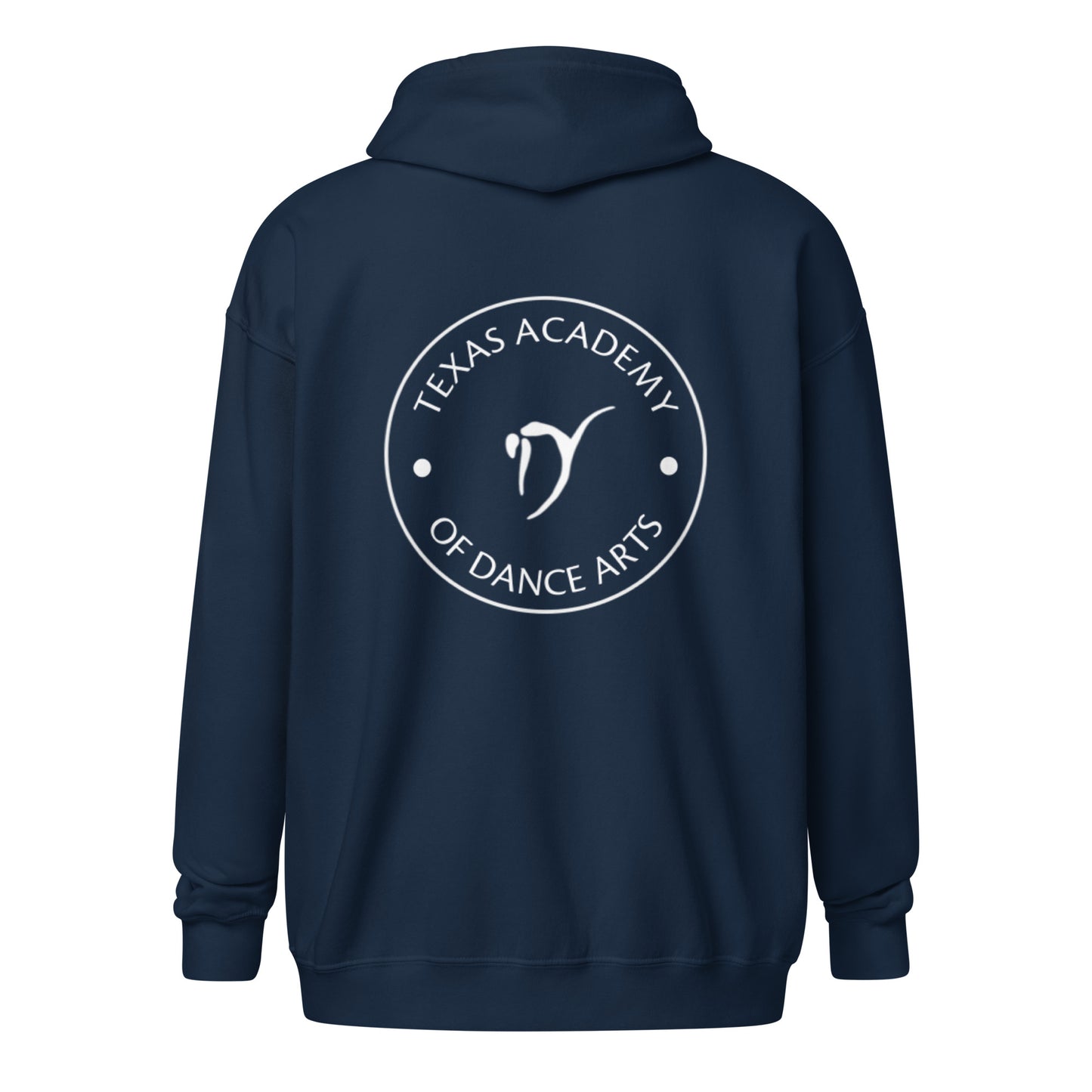 Unisex Heavy Blend Zip Hoodie Logo Circle