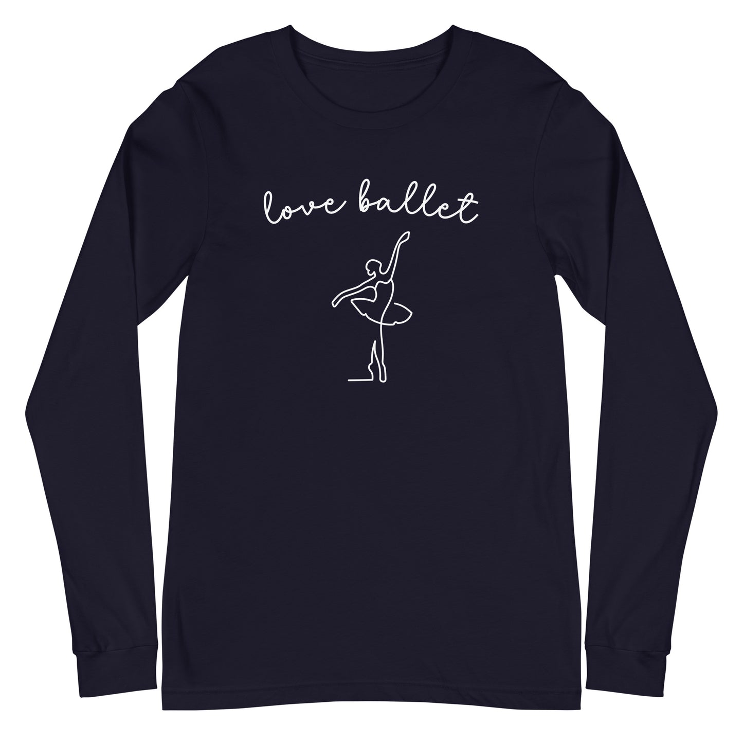 Unisex Long Sleeve T-Shirt Love Ballet